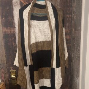 L Love Multicolor Knit Cardigan